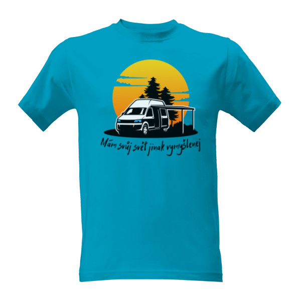 Tričko s potiskem campervan III