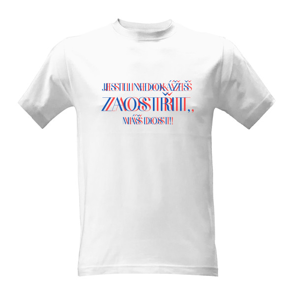 Tričko s potiskem Dokážeš zaostřit?