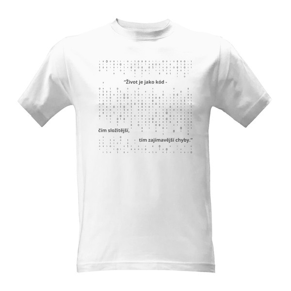 Tričko s potiskem IT motto