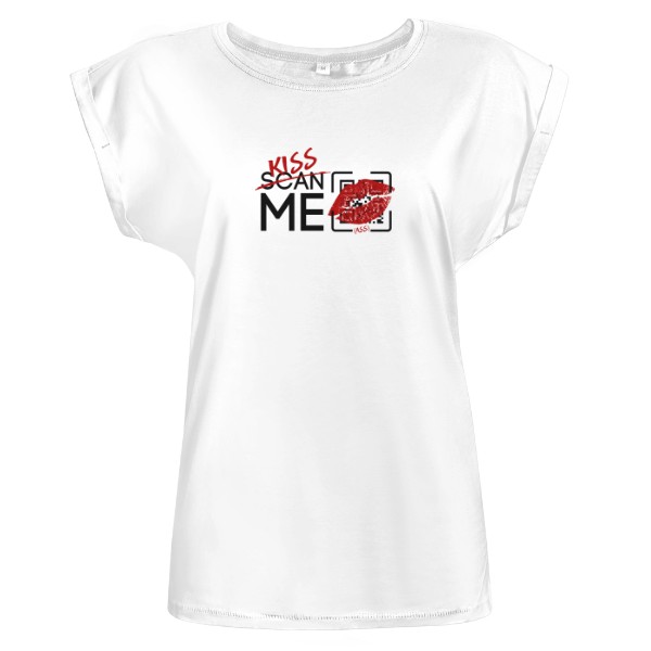 Tričko s potiskem Kiss me (ass)