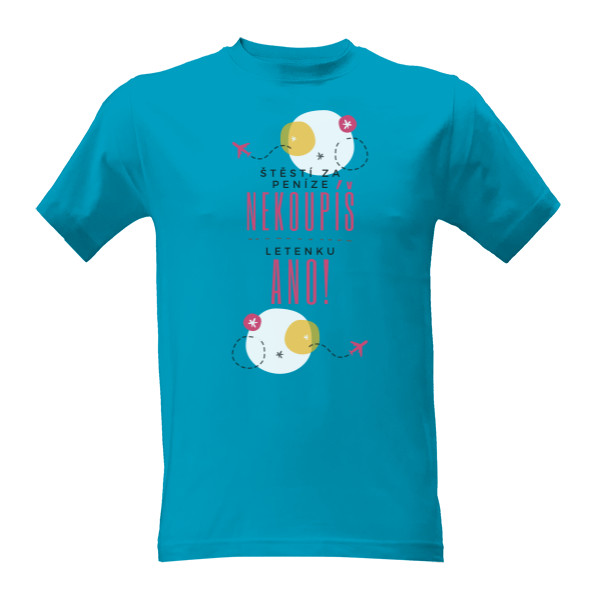 Tričko s potiskem Letenka